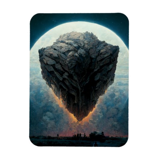 Magnet Flexible L'Imaginaire Monolithe Sci-Fi Art (Vertical)