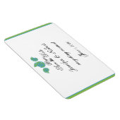 Magnet Flexible Lime Green Turquoise Shell Wedding Enregistrer la (Côté Droit)