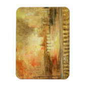 Magnet Flexible L'incendie des Chambres du Parlement, auparavant (Vertical)