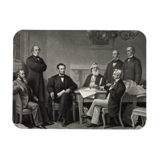 Magnet Flexible Lincoln Lecture de la proclamation d'émancipation (Horizontal)