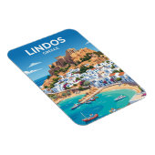 Magnet Flexible Lindos Grèce (Côté Droit)