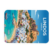 Magnet Flexible Lindos Grèce (Horizontal)