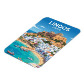 Magnet Flexible Lindos Grèce (Côté Gauche)