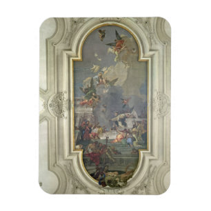 Magnet Flexible L'Institution du Rosaire par St. Dominic (fres