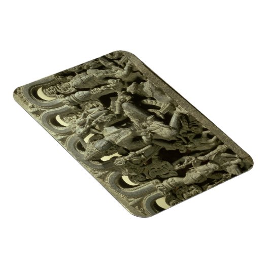 Magnet Flexible Lintel représentant la Trinité : Siva, Brahma et V (Côté Droit)