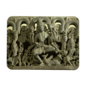 Magnet Flexible Lintel représentant la Trinité : Siva, Brahma et V (Horizontal)