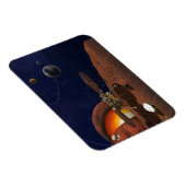 Magnet Flexible L'interprétation de l'artiste de la Lander de visi (Côté Droit)