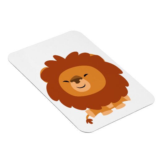 Magnet flexible Lion caricaturé mignon (Côté Droit)