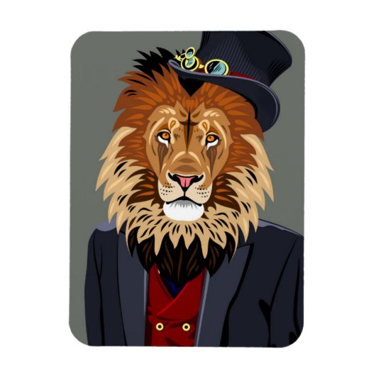 Magnet Flexible Lion classique (Vertical)