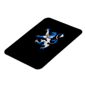 Magnet Flexible Lion écossais aux couleurs de St. Andrew (Côté Gauche)