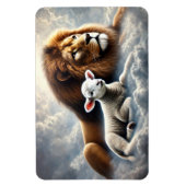 Magnet Flexible Lion et agneau (Vertical)