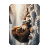 Magnet Flexible Lion et agneau (Vertical)