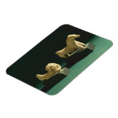 Magnet Flexible Lion et cheval en terre cuite, Mohenjodaro 2300-17 (Côté Gauche)