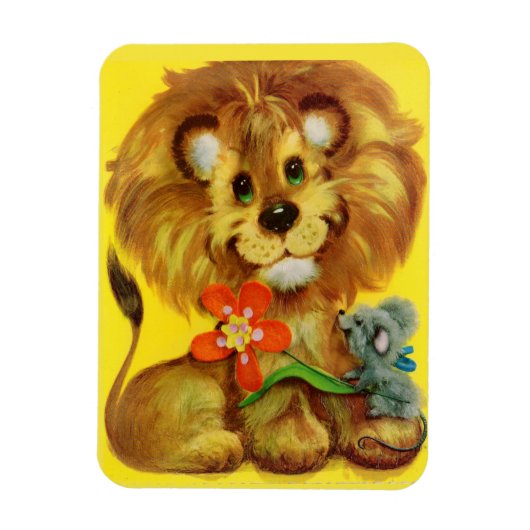 Magnet Flexible lion et souris (Vertical)