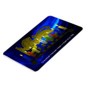 Magnet Flexible Lion Menorah en laiton de Chanukkah (Côté Gauche)