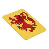 Magnet Flexible Lion Rampant Gules (Côté Droit)