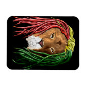Magnet Flexible Lion Rastafari (Horizontal)
