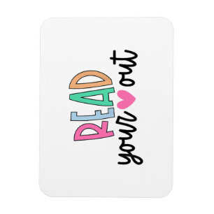 Magnet Flexible Lisez votre coeur en dehors mignon pour les enseig