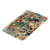 Magnet Flexible Lithographie de l'arbre de Noël Vintage (Côté Gauche)