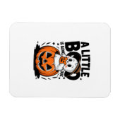 Magnet Flexible Little Boo est presque due Cute Halloween Grossess (Horizontal)