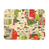 Magnet Flexible Little Christmas Village (Horizontal)