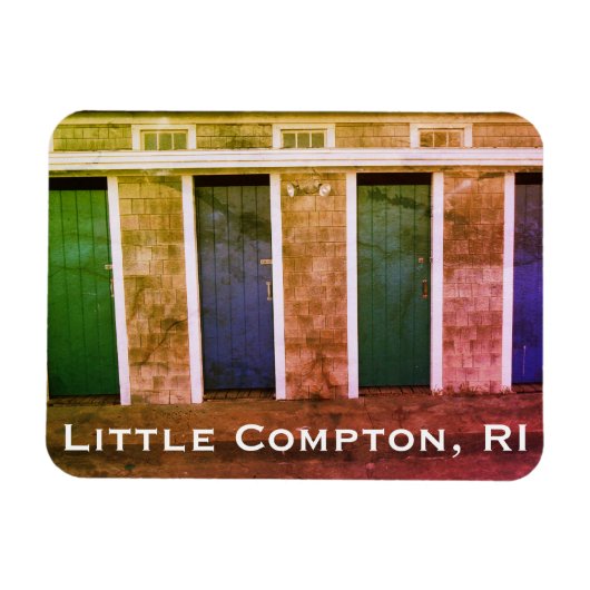 Magnet Flexible Little Compton, RI Summer Beach Cabanas (LC) (Horizontal)