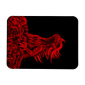 Magnet Flexible Little red Dragon (Horizontal)