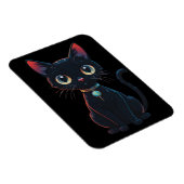 Magnet Flexible Little Spooky Black Cat (Côté Droit)