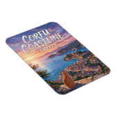 Magnet Flexible Littoral de Corfou Grèce (Côté Droit)