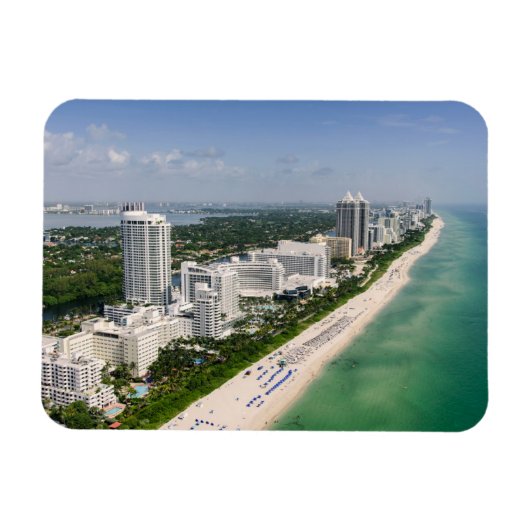 Magnet Flexible Littoral | Urban Beach, Miami, Floride (Horizontal)