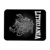 Magnet Flexible Lituanie Armoiries (Horizontal)