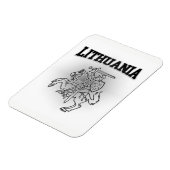 Magnet Flexible Lituanie Armoiries (Côté Gauche)