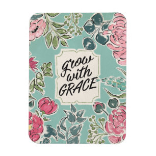 Magnet Flexible Live in Bloom   Grow with Grace
