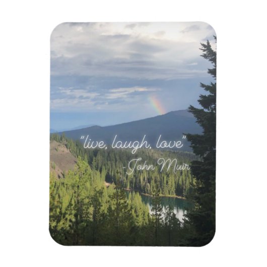 Magnet Flexible Live Laugh Love (Vertical)