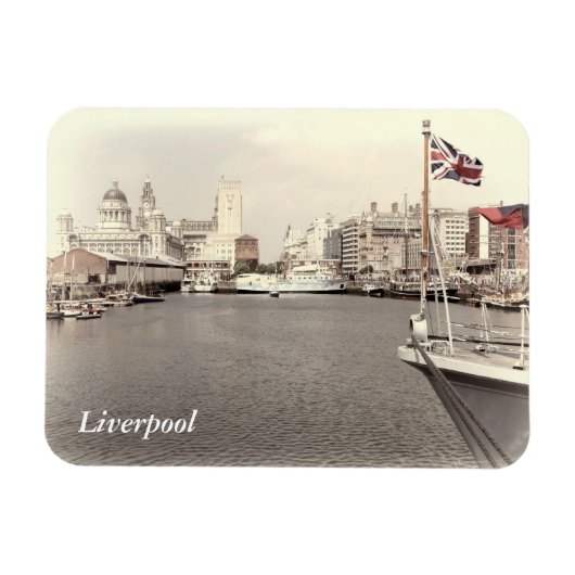 Magnet Flexible Liverpool sur les quais (Horizontal)