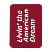 Magnet Flexible Livin' le rêve américain (Vertical)
