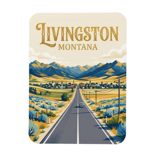 Magnet Flexible Livingston États-Unis (Vertical)