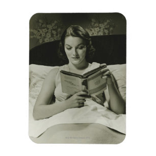 Magnet Flexible Livre de lecture de femme