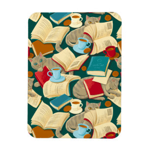 Magnet Flexible Livres et chats