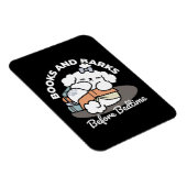 Magnet Flexible Livres et écorces - Conception de lecture de chien (Côté Droit)