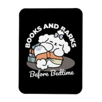 Livres et écorces - Conception de lecture de chien