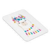 Magnet Flexible Llama florale mignonne (Côté Droit)