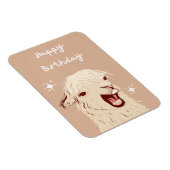 Magnet Flexible Llama Joyeux Anniversaire (Côté Droit)