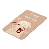 Magnet Flexible Llama Joyeux Anniversaire (Côté Gauche)
