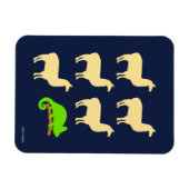Magnet Flexible Llama Llama Llama Llama Chameleon (Horizontal)