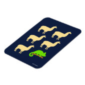 Magnet Flexible Llama Llama Llama Llama Chameleon (Côté Gauche)