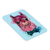 Magnet Flexible Llama rose mignonne (Côté Droit)