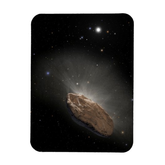 Magnet Flexible L'objet interstellaire Wayward Oumuamua. (Vertical)