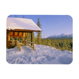 Magnet Flexible Location de la cabane USFS Schnauss en hiver avec 