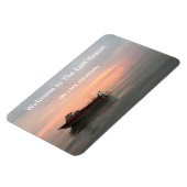 Magnet Flexible Location de vacances à domicile Photo ou utilisati (Côté Gauche)